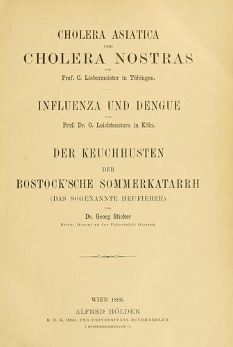 Cover for Specielle Pathologie und Therapie