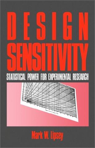 Cover for Design Sensitivity