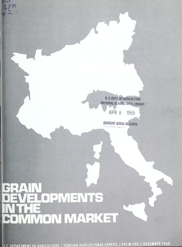 Cover for Grain developments in the Common Market