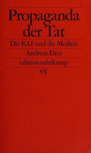Cover for Propaganda der Tat
