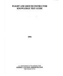 Cover for Flight and ground instructor knowledge test guide (AC)