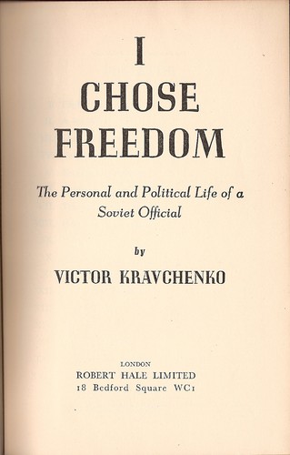 Cover for I chose freedom