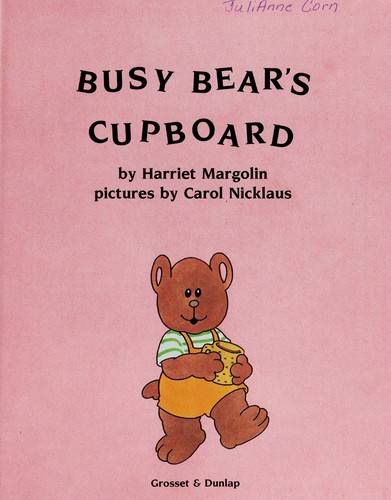 Cover for Busy Bear's cupboard