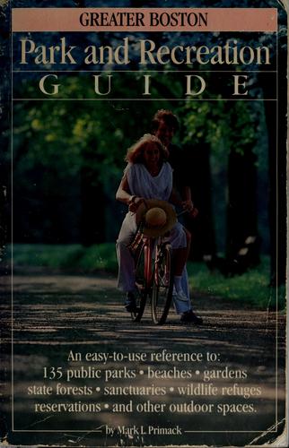 Cover for Greater Boston park and recreation guide