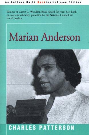 Cover for Marian Anderson