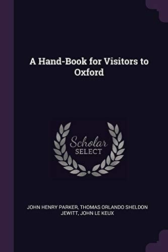 Cover for A Hand-Book for Visitors to Oxford