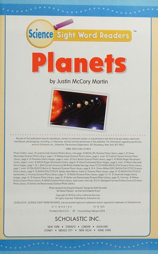 Cover for Planets
