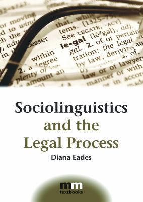 Cover for Sociolinguistics and the legal process