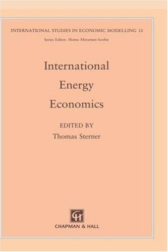 Cover for International energy economics