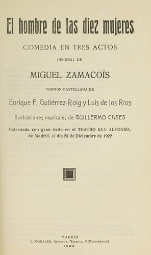 Cover for El hombre de las diez mujeres