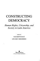 Cover for Constructing democracy