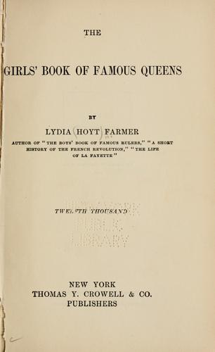 Cover for The girl's book of famous queens
