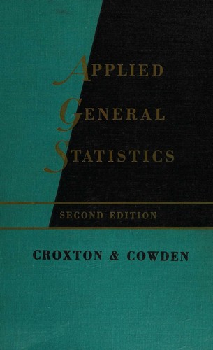 Cover for Applied general statistics