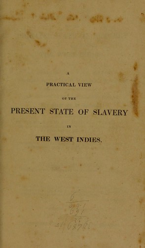 Cover for A practical view of the present state of slavery in the West Indies