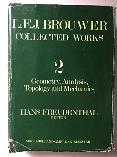 Cover for Collected Works, Vol. 2: Geometry, Analysis, Topology and Mechanics