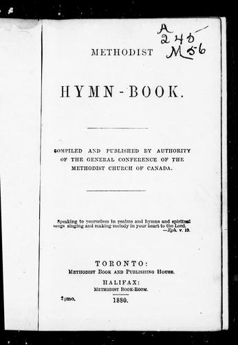 Cover for Methodist hymn-book