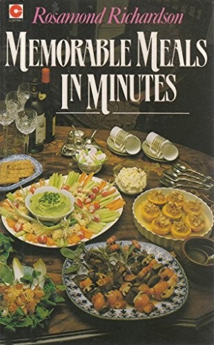 Cover for Memorable Meals in Minutes