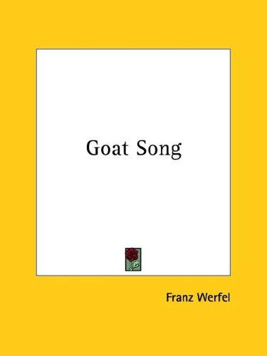Cover for Goat Song