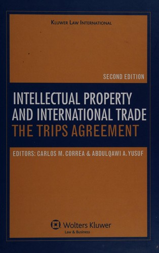 Cover for Intellectual Property and International Trade Trips Agreement