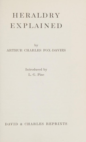 Cover for Heraldry explained
