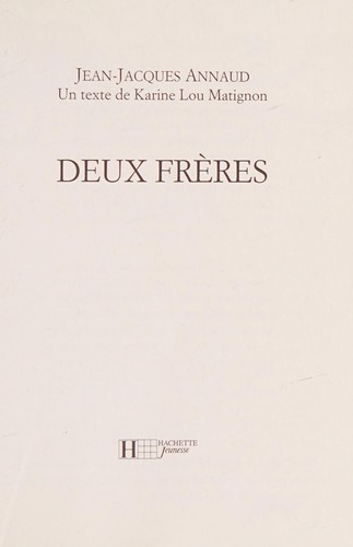 Cover for Deux frères