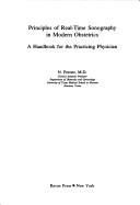 Cover for Principles of real-time sonography in modern obstetrics