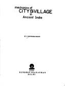 Cover for Mechanics of city & village in ancient India