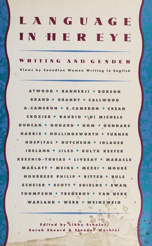 Cover for Language in her eye