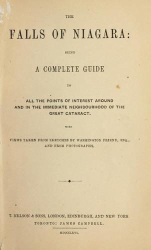 Cover for The Falls of Niagara