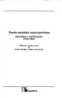 Cover for Poesía espanõla contemporánea