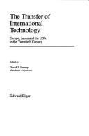Cover for The Transfer of international technology