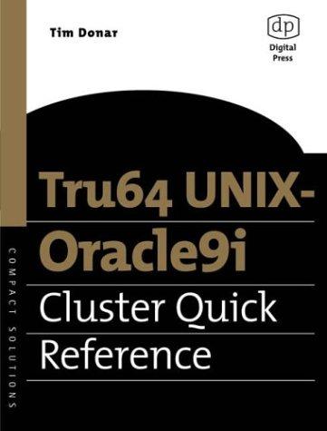 Cover for Tru64 UNIX-Oracle9i Cluster Quick Reference (HP Technologies)