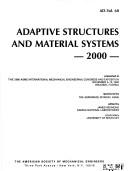Cover for Adaptive Structures and Material Systems: Presented at the 2000 Asme International Mechanical Engineering Congress and Exposition 