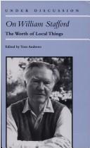 Cover for On William Stafford
