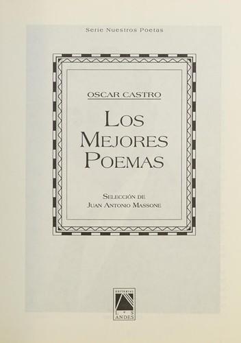 Cover for Los Mejores poemas