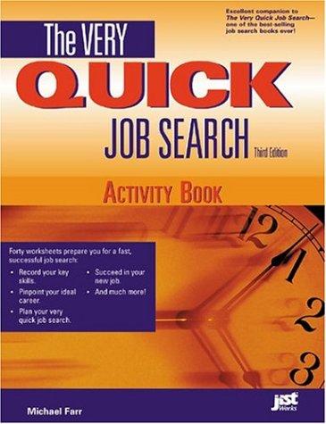 Cover for The Very Quick Job Search Activity Book