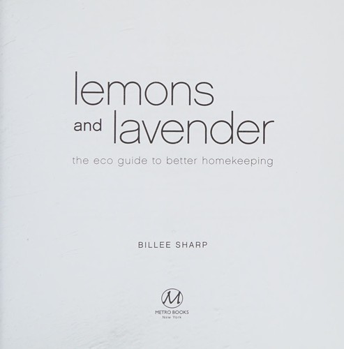 Cover for Lemons and lavender