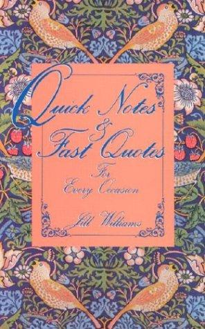 Cover for Quick Notes and Fast Quotes for Every Occasion (Self-Counsel Series)