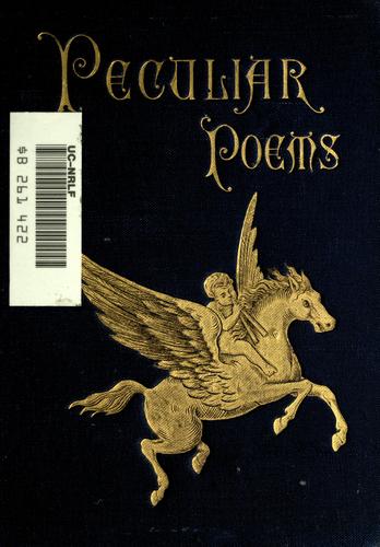 Cover for Peculiar poems