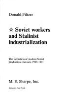 Cover for Soviet workers and Stalinist industrialization