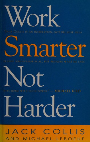 Cover for Work Smarter, Not Harder