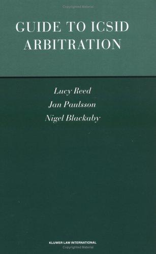 Cover for Guide to ICSID arbitration