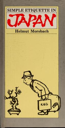 Cover for Simple etiquette in Japan