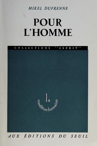 Cover for Pour l'homme