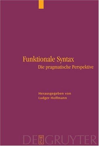 Cover for Funktionale Syntax