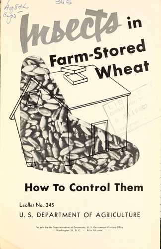 Cover for Insects in farm-stored wheat