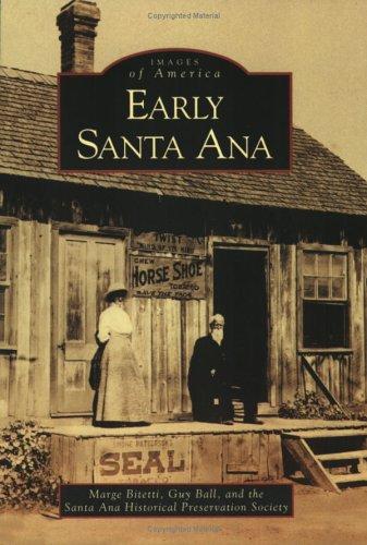 Cover for Early Santa Ana  (CA)  (Images of America)