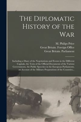 Cover for Diplomatic History of the War