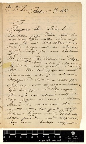 Cover for Correspondence