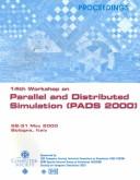 Cover for Fourteenth Workshop on Parallel and Distributed Simulation: Proceedings 
